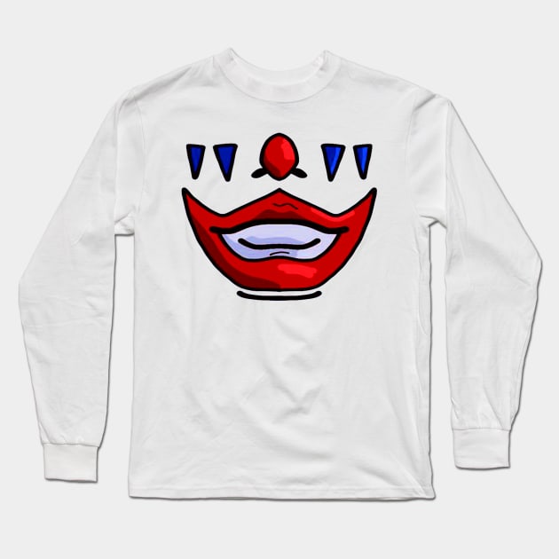 Doink Mouth Long Sleeve T-Shirt by BigOrangeShirtShop